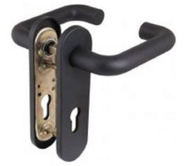 Дверные ручки Вантаж черный V1990BL INOX 