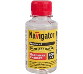 Флюс NEM-Fl01-F100 паяльная кислота, 100 мл Navigator 93263 