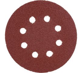 Шлифлист круглый перфорированный 125 мм, 10 шт, Р80 ВОЛАТ 80010-80 