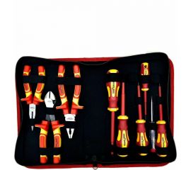 Набор диэлектрического инструмента до 1000В, 9 предметов, в кофре ПЛ071207_z022 