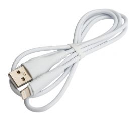 USB-кабель BOROFONE, AM-8pin Lightning 1 метр, 2A, ПВХ, белый 23752-BX18iW1 