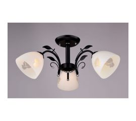 Люстра РОССВЕТ 3х60ВтхE27 РС20001 BK+CR/3C 