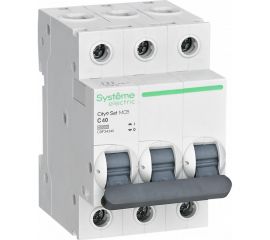 Автоматический выключатель Systeme Electric City9 set ав с 40а 3p 4.5ka 400в C9F34340 