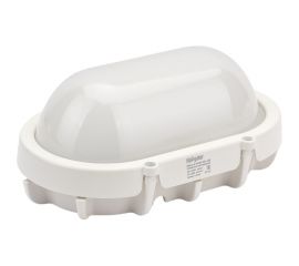 Влагозащищенный светильник Navigator 94 828 NBL-O1-8-4K-WH-IP65-LED аналог НПП 1401 белый овал 94828 