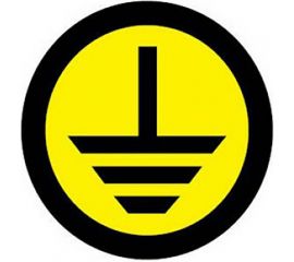 Наклейка "Земля" EKF (d30мм.) PROxima an-1-06 