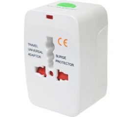 Сетевой портативный адаптер для путешествий duwi со встроенными переходными вилками 150 стран 27417 9 