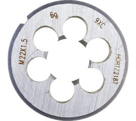 Плашка HORTZ М22x1.5 9ХС 204054 