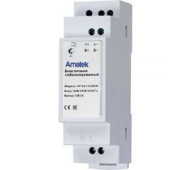 Блок питания Amatek AP-DU12/20DIN 12В / 2А резервированный, стабилизированный 7000705 