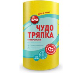 Универсальная чудо-тряпка Bagi 25х23 см, 33 листа в рулоне 1015024161 