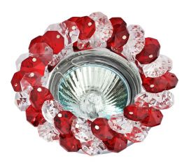 Встраиваемый светильник De Fran MR16 хром+красный, FT 860 CHr 