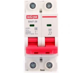 Автоматический выключатель ВТМ (S) ВА 47-29 2р 6А 4,5кА хар.С ВТМ00021111 
