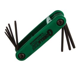 Складной набор ключей BONDHUS GorillaGrip Torx, T6 - T25 12632 
