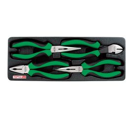 Набор губцевого инструмента TOPTUL 4 предмета, в ложементе GBAT0402 