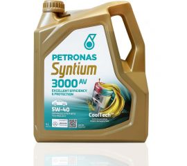 Синтетическое моторное масло Petronas SYNTIUM 3000 AV, 5W40, 4 л 70179K1YEU/18284019 70179K1YEU 