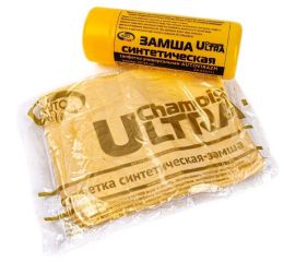 Салфетка из замши в тубусе AUTOVIRAZH малая, 43/32/0.2 см AV-018312 