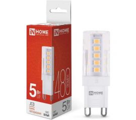 Светодиодная лампа IN HOME LED-JCD 5Вт 230В G9 4000К 480Лм 4690612036328 