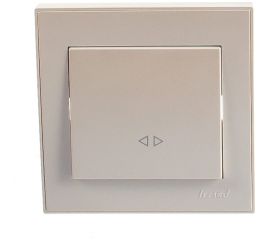 Промежуточный выключатель LEZARD RAIN жемчужно-белый металлик 703-3030-107 