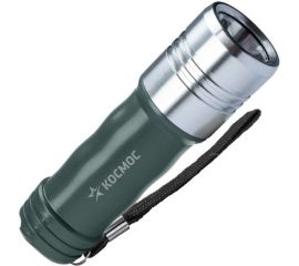 Ручной фонарь КОСМОС 3Вт LED/3xAAА/корпус алюминий, PC-ABS/ремешок ручной, KOS110B 