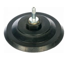 Диск резиновый шлифовальный с липучкой (125 мм; М14) + переходник FIT IT 39624 