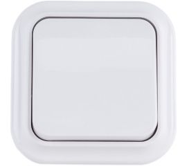 Выключатель Bylectrica 1-клавишная, скрытая установка 10А, серия ВАРИАНТ, белый, А110-2101 