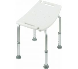 Стул-сиденье для купания в душе и ванной BRABIX Титан прямоугольный, регулировка высоты ножек под любой рост 532620 