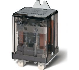 Силовое реле Finder 2 CO конт. 16а, 110в Ac, подключение через fAston, фланц монт., 628281100000 
