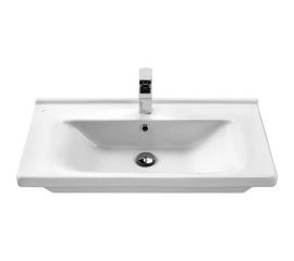 Мебельный умывальник Santek МИРАНДА 80 см., хромовое кольцо WH302251 