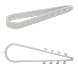 Дюбель-хомут для крепления кабеля ЕВРОПАРТНЕР pdx 19-25 серый, нейлон, 25 шт. 87774 