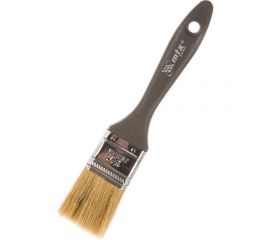 Плоская кисть ""Евро"" 1,5"", натуральная щетина, пластмассовая ручка MTX 83062 