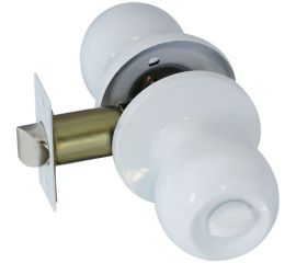 Межкомнатная защелка НОРА-М ЕСО бел. ЗШ-03-Э фикс. 5316 