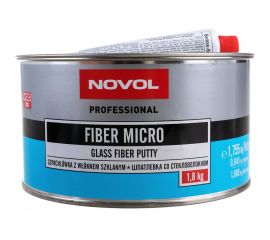 Шпатлевка Novol FIBER MICRO с коротким стекловолокном 1.8 кг X6125838 