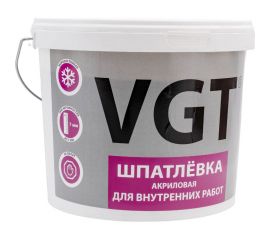 Шпатлевка для внутренних работ 7,5 кг VGT 11603366 