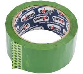 Упаковочная клейкая лента UNIBOB 600 зеленая 48 мм х 66 м 214932 