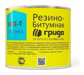 Резино - битумная мастика ГРИДА МГХ-Т 21 кг 1/33 206175 