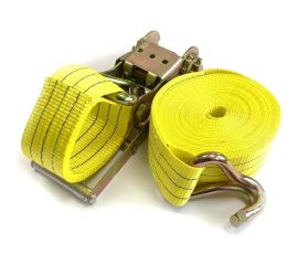 Стяжной ремень с храповиком для крепления груза ТамбовТехСнаб 5/10 т, 8 м, 75 мм 7930105412794 