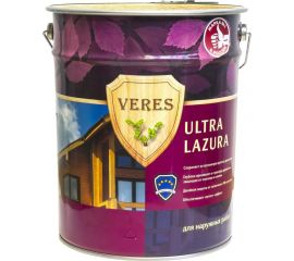 Пропитка Veres Ultra Lazura №12 белый 9 л 1 205696 