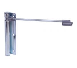 Дверной доводчик ALDEGHI LUIGI SPA левый, 170х39х225, цвет: оцинкованная сталь, к-т: 1 шт + ключ с декоративными шурупами 114AZ170S 