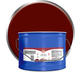 Грунтовка OLECOLOR ГФ-021 красно-коричневый, 10 кг 4300005167 