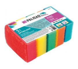 Губки для посуды Palisad Optima MAXI Home 98x65x31 мм, 5 шт 923535 