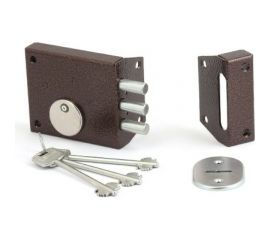 Накладной замок ЗЕНИТ ЗН-4-1 медь 19918 