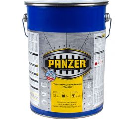 Грунт - эмаль PANZER по ржавчине 3 в 1 гладкая, голубая, 5 кг 219840 