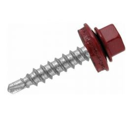 Кровельный саморез Daxmer 4,8x29 RAL 3005, сверло №1, 250 шт. 305765 