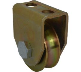 Колесо анодированное роликовое для откатных ворот 50 мм MFK-TORG ГВ-50mm 