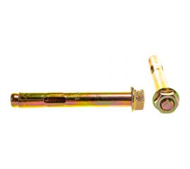 Анкерный болт с гайкой Зубр 10 x 77 мм, 40 шт, желтопассивированный, Профессионал 302342-10-077 