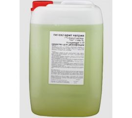 Дезинфицирующее средство APIS Гипохлорит натрия марка А 17% водный раствор, канистра 35 кг 4665296516466 