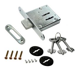 Врезной сувальдный замок с плоским засовом Левша ЗВ8-6 У4-4100 