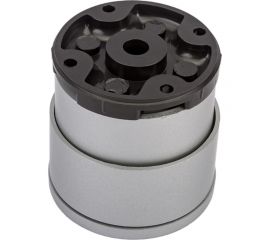 Ножка Tech-Krep пластик, круглая, регулируемая, сверху, D50x60 мм, матовый хром - накл. 148561 