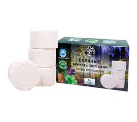 Соляные брикеты для бани Бацькина баня Эффект омоложения 350 г 23001 