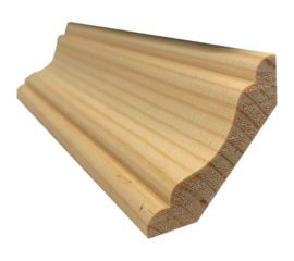 Плинтус ТД Крона 12x50х2500 мм, равнополочный 21010702 