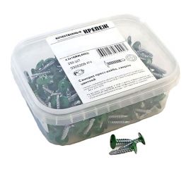 Прессшайба Качественный КРЕПЕЖ 4.2х19 мм, зеленый лист RAL 6002, сверло, 250 шт 0300209 КЧ 